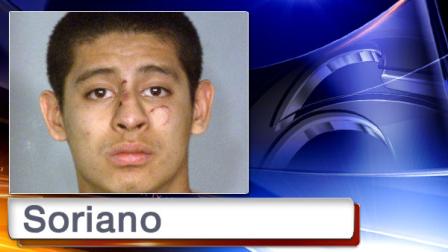 This photo provided by the Nevada Highway Patrol shows Jean Soriano, 18, who was booked into the Clark County Detention Center after he was treated and released at University Medical Center in Las Vegas. Soriano has been arrested on suspicion of driving under the influence in a southern Nevada crash that killed five members of a California family and injured the suspect and three other people. (AP Photo/Nevada Highway Patrol)