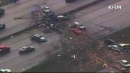 Tornado damage near Oklahoma City