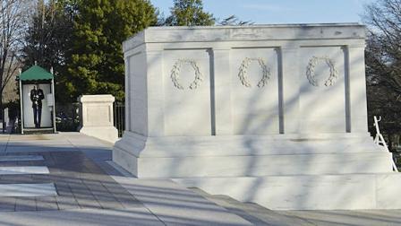 Tomb of the Unknowns at Arlington National Cemetery in Arlington, Va.