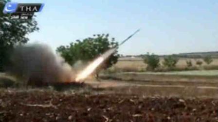 This image from amateur video obtained by a group which calls itself Ugarit News, which is consistent with AP reporting, a rocket fired by Syrian rebels in Qusair, Syria, Tuesday, May 28, 2013. Europes decision to allow member states to arm Syrian rebels and Russias renewed pledge to send advanced missiles to the Syria regime could spur an arms race in an already brutal civil war and increasingly turn it into a East-West proxy fight. (AP Photo/Ugarit News via AP video)