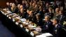Joint Chiefs Chairman Gen. Martin Dempsey, testifies on Capitol Hill in Washington, Tuesday, June 4, 2013, before the Senate Armed Services Committee hearing on pending legislation regarding sexual assaults in the military. At the witness table, from left are, Judge Advocate General of the Coast Guard Rear Adm. Frederick J. Kenney Jr.; Coast Guard Commandant Adm. Robert J. Papp Jr.; Staff Judge Advocate to the Marine Corps Commandant Maj. Gen. Vaughn A. Ary; Marine Corps Commandant Gen. James F. Amos; Judge Advocate General of the Army Lt. Gen. Dana K. Chipman; Army Chief of Staff Gen. Ray Odierno; Dempsey; Legal Counsel to the Chairman of the Joint Chiefs of Staff Brig. Gen. Richard C. Gross; Chief of Naval Operations Adm. Jonathan W. Greenert; Judge Advocate General of the Navy Vice Adm. Nanette M. DeRenzi; Air Force Chief of Staff Gen. Mark A. Welsh III; and Judge Advocate General of the Air Force Lt. Gen. Richard C. Harding. (AP Photo/Susan Walsh)