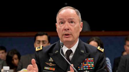 National Security Agency (NSA) Director Gen. Keith B. Alexander testifies on Capitol Hill in Washington, Tuesday, June 18, 2013, before the House Intelligence Committee. (AP Photo/J. Scott Applewhite)