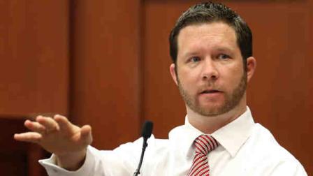 Jonathan Good, a neighbor who witnessed part of the confrontation between George Zimmerman and Trayvon Martin testifies during the 15th day of Zimmermans trial in Seminole circuit court, in Sanford, Fla., Friday, June 28, 2013. Zimmerman has been charged with second-degree murder for the 2012 shooting death of Trayvon Martin.(AP Photo/Orlando Sentinel, Joe Burbank, Pool)