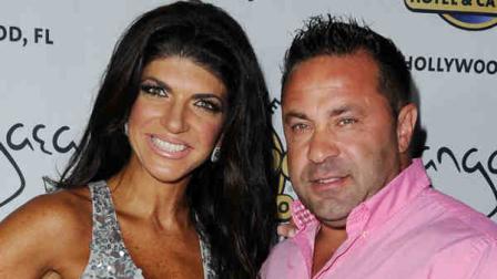 Teresa and Joe Giudice appear at Pangea Nightclub at the Seminole Hard Rock Hotel and Casino on Saturday, August 11, 2013 in Hollywood, Florida. (Photo by Jeff Daly/Invision/AP)