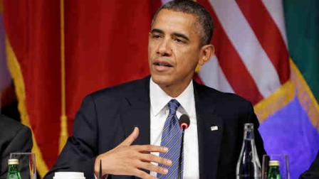 President Barack Obama gestures as he speaks during a Civil Society roundtable event, Monday, Sept. 23, 2013, in New York. (AP Photo/Frank Franklin II)