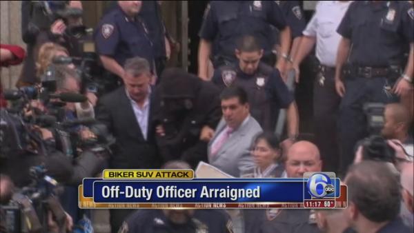 NYPD undercover officer in biker melee unmasked