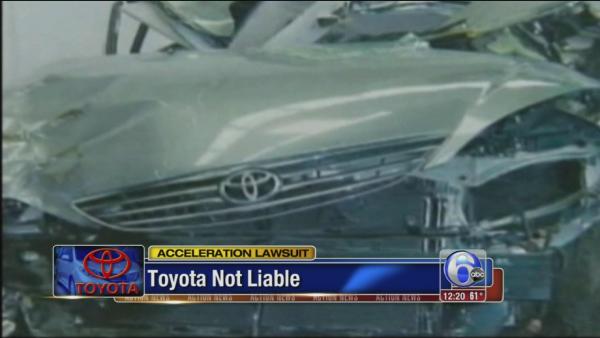 Jury: Toyota not liable for death of Calif. woman