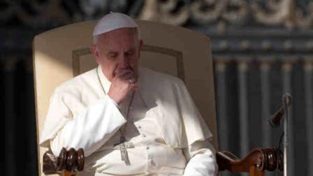 Pope Francis attends his weekly General Audience in St. Peters Square at the Vatican, Wednesday, Oct. 23, 2013. (AP Photo/Alessandra Tarantino)