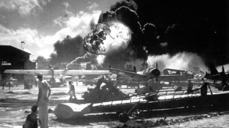 FILE - In this Dec. 7, 1941 file photo provided by the U.S. Navy, sailors stand among wrecked airplanes at Ford Island Naval Air Station as they watch the explosion of the USS Shaw in the background, during the Japanese surprise attack on Pearl Harbor, Hawaii. Saturday marks the 72nd anniversary of the attack that brought the United States into World War II. (AP File Photo)



