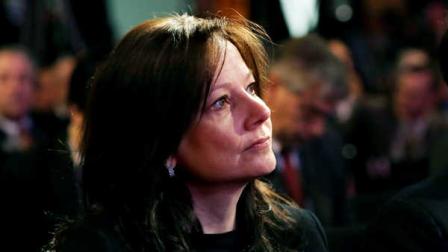 FILE - In this Jan. 14, 2013, file photo, General Motors Senior Vice President Mary Barra is seen during presentation of the North American Car and Truck of the Year at the North American International Auto Show in Detroit. Barra was named GM CEO on Tuesday, Dec. 10, 2013, making her the first woman to lead a U.S. car company. (AP Photo/Carlos Osorio, File)