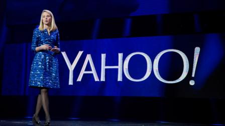 Yahoo president and CEO Marissa Mayer speaks during a keynote address at the International Consumer Electronics Show, Tuesday, Jan. 7, 2014, in Las Vegas. Mayer unveiled the latest steps in her effort to accelerate Yahoos lackluster revenue growth. (AP Photo/Julie Jacobson)
