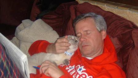 The Murphys cat, Henry, turns 18 on Christmas Day.