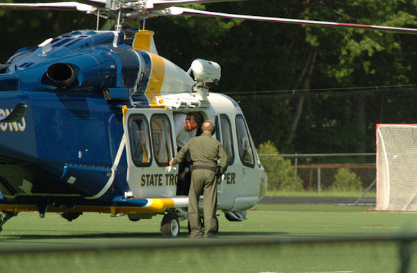 Gov. Chris Christie takes state helicopter to...