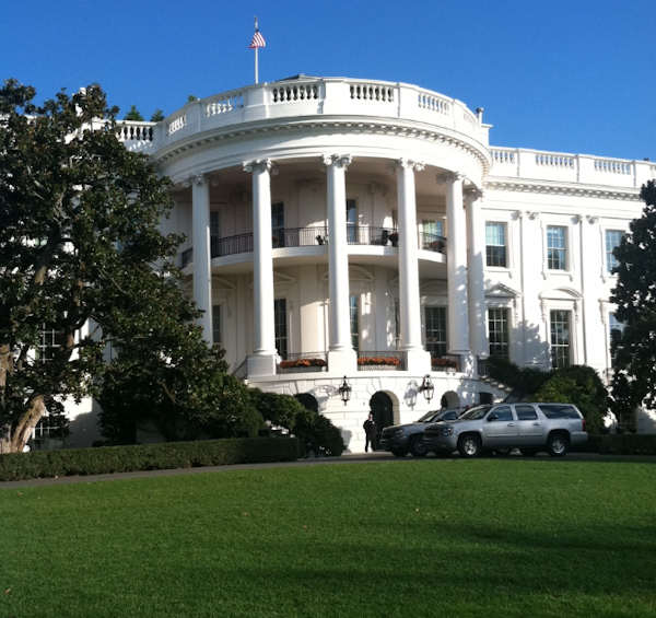 Brian Taff on assignment at the White House