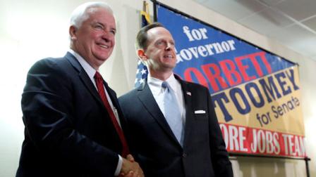 Tom Corbett and Pat Toomey
