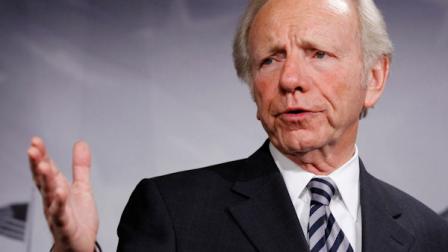FILE - In this Dec. 18, 2010 file photo, Sen. Joseph Lieberman, I-Conn., speaks during a news conference in Washington. (AP Photo/Alex Brandon, File)
