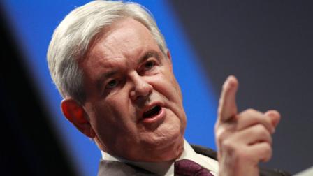 FILE - In the Feb. 10, 2011, file photo, former House Speaker Newt Gingrich addresses the Conservative Political Action Conference (CPAC) in Washington. The biggest obstacle to a Newt Gingrich presidential bid might be Gingrich himself. (AP Photo/Alex Brandon, File)