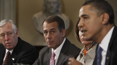 Rep. John Boehner and President Barack Obama