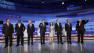 Sen. Rick Santorum; businessman Herman Cain; Rep. Ron Paul, former Massachusetts Gov. Mitt Romney; Rep. Michele Bachmann; former Minnesota Governor Tim Pawlenty; former Utah Gov. Jon Huntsman; former House Speaker Newt Gingrich.