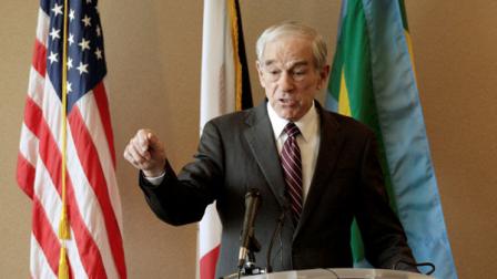 Republican presidential candidate, Rep. Ron Paul, R-Texas speaks during a campaign stop in Dubuque, Iowa, Thursday, Dec. 22, 2011.