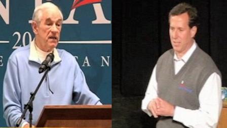 Ron Paul, Rick Santorum