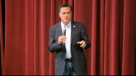 Mitt Romney campaigns in Michigan