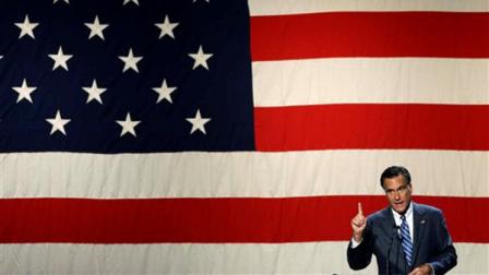 Republican presidential candidate and former Massachusetts Gov. Mitt Romney speaks at a campaign fundraising event at the Beverly Hilton Hotel in Los Angeles, Saturday, Sept. 22, 2012. (AP Photo/Charles Dharapak)