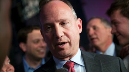 Incumbent Delaware Gov. Jack Markell speaks with reporters at the Delaware Democratic Party Election Night at the Queen Theater in Wilmington, Del., Tuesday, Nov. 6, 2012. Markell has easily won election to a second term, defeating Republican Jeff Cragg. (AP Photo/Cliff Owen)