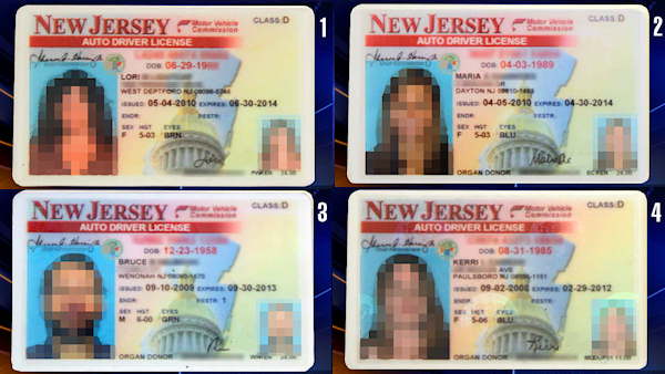 New Jersey Fake Drivers License