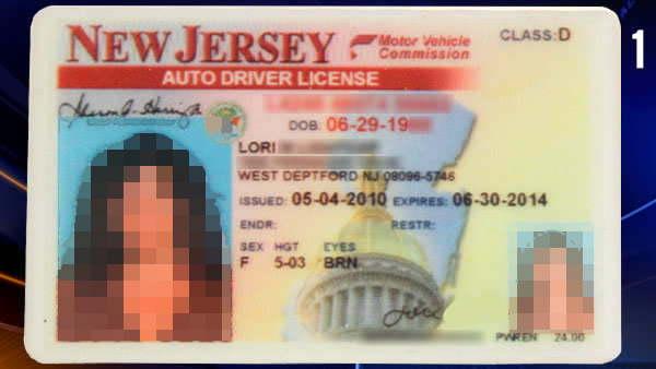 Can you spot the fake New Jersey drivers license?