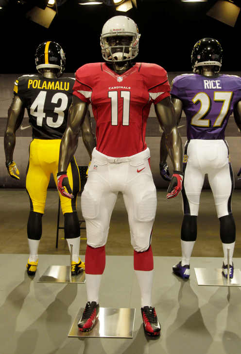 NFL unveils new uniforms