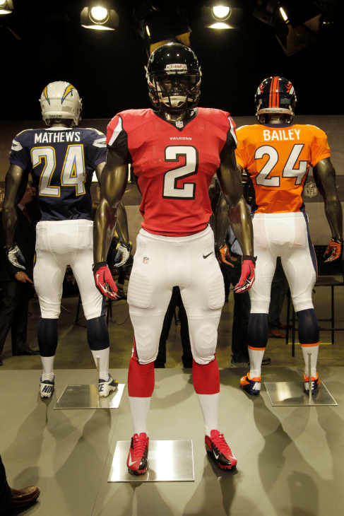 NFL unveils new uniforms