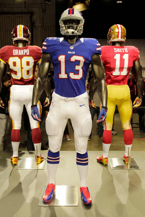 NFL unveils new uniforms