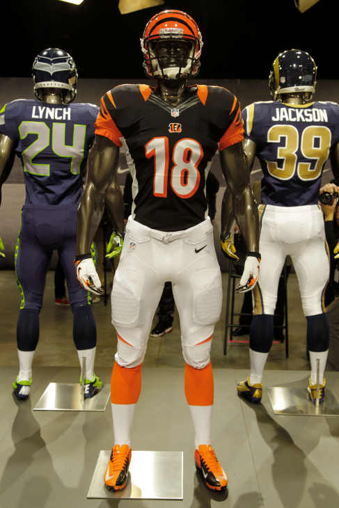 NFL unveils new uniforms