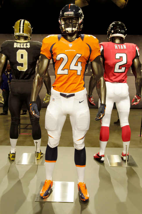NFL unveils new uniforms