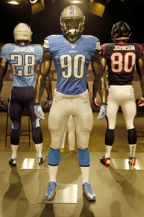 NFL unveils new uniforms