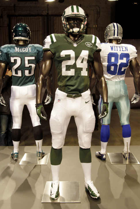 NFL unveils new uniforms