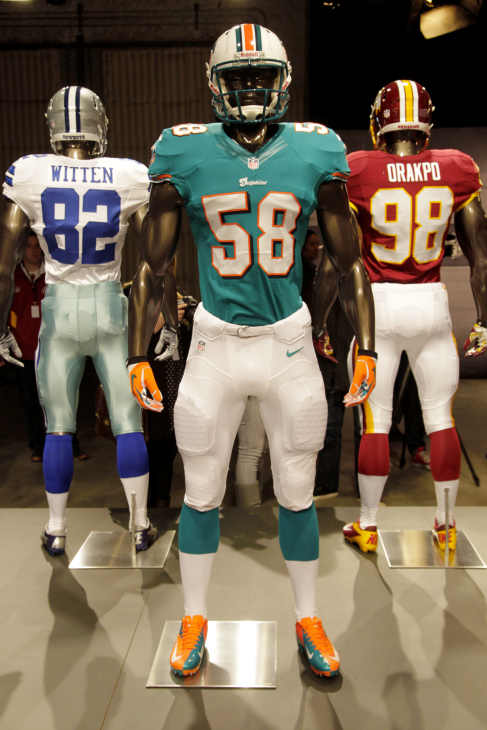 NFL unveils new uniforms