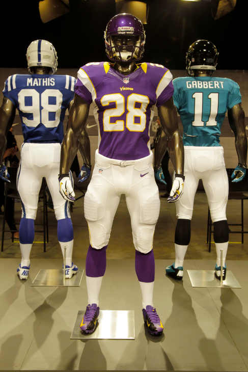 NFL unveils new uniforms
