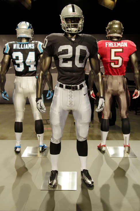 NFL unveils new uniforms