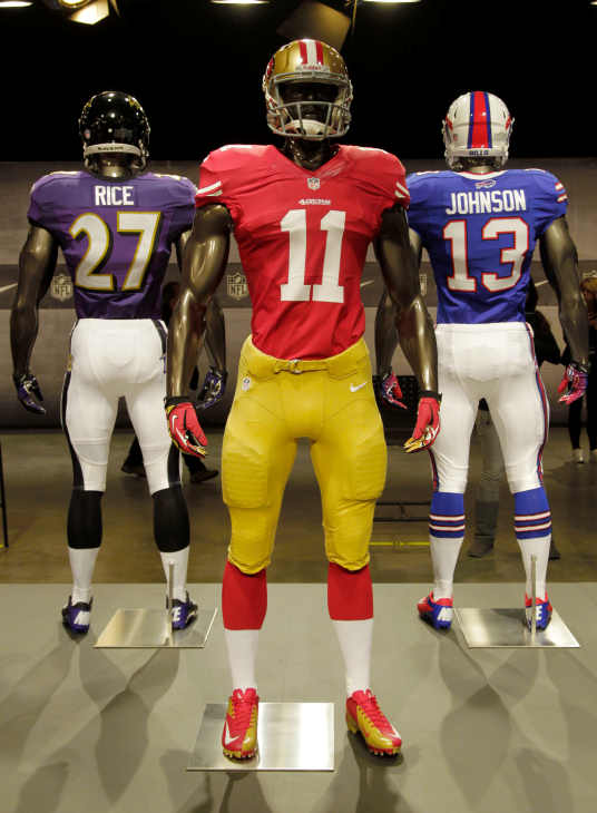 NFL unveils new uniforms