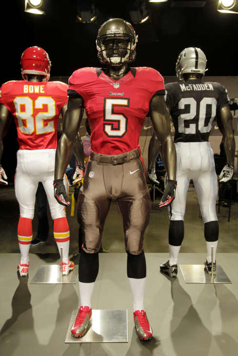 NFL unveils new uniforms