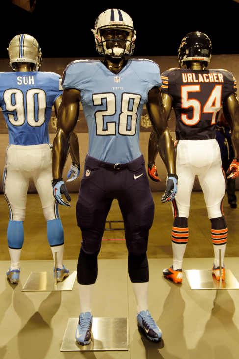 NFL unveils new uniforms