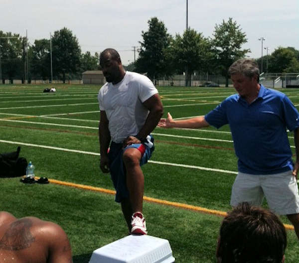 Donovan McNabb joins Eagles workout