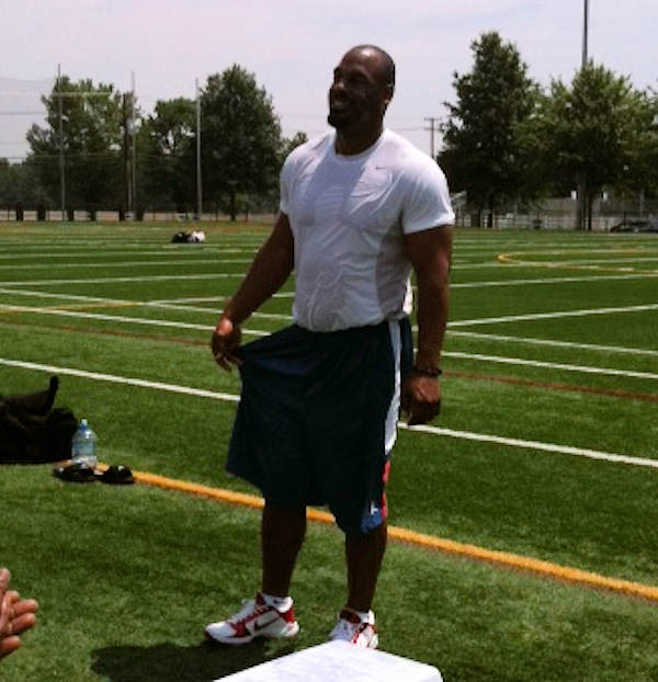Donovan McNabb joins Eagles workout
