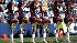 Buffalo Bills cheerleaders perform before an NFL...