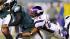 Philadelphia Eagles Michael Vick, left, is...