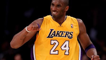 Los Angeles Lakers Kobe Bryant celebrates after making a three-point basket against the San Antonio Spurs during the second half of an NBA basketball game in Los Angeles, Tuesday, April 12, 2011. (AP Photo/Chris Carlson)