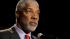 Basketball Hall of Famer Julius Erving makes remarks during a news conference at the Spectrum in Philadelphia, Friday, March 13, 2009. (AP Photo/Matt Rourke) 