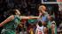 Chicago Bulls center Joakim Noah, left, fouls...
